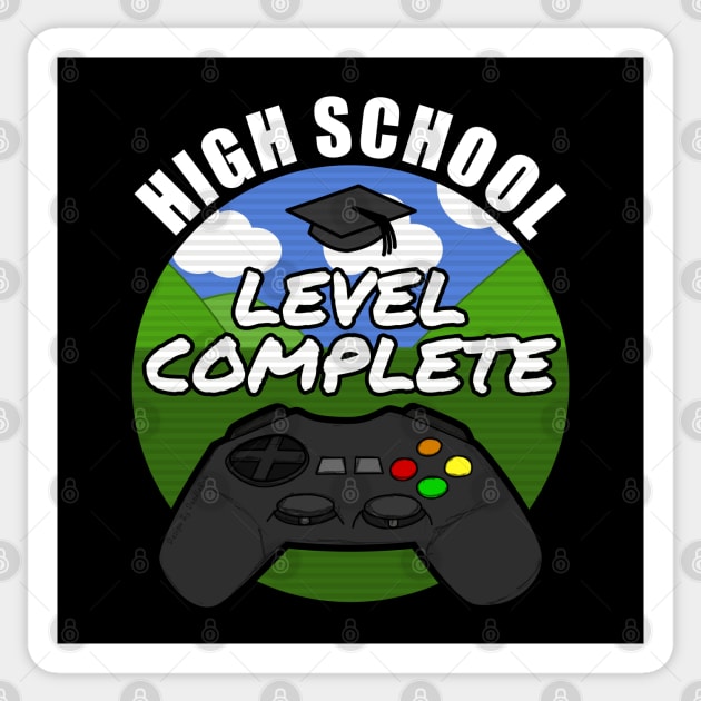 High School Level Complete Gamer Class Of 2021 Sticker by doodlerob